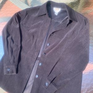 vintage soft suede jacket